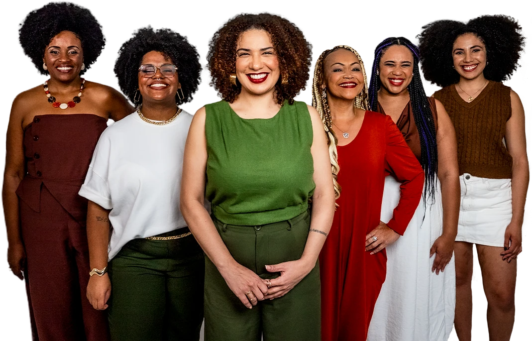 Mônica e as Pretas enfileiradas — candidatura coletiva